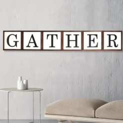 Gather Family Reversible Wood Box-Kirkland's Home Best Sale
