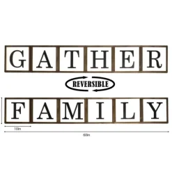 Gather Family Reversible Wood Box-Kirkland's Home Best Sale
