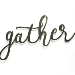 Gather Script Wall Plaque-Kirkland's Home Sale