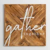 Gather Together Wood Plank Wall Plaque-Kirkland's Home Fashion