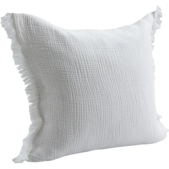 Gauze Organic Fringe Throw Pillow-Kirkland's Home Flash Sale