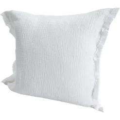 Gauze Organic Fringe Throw Pillow-Kirkland's Home Flash Sale