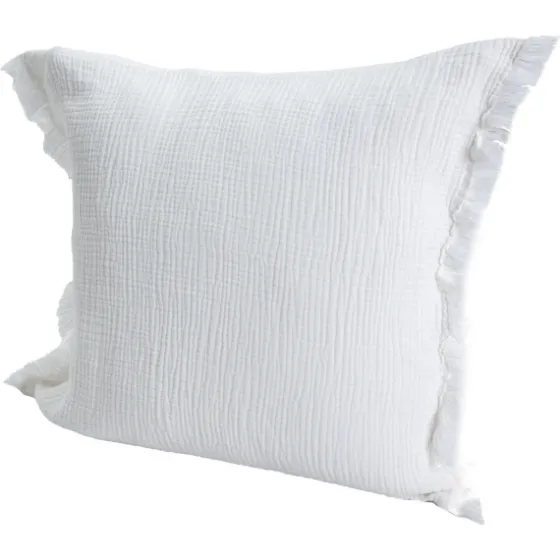 Gauze Organic Fringe Throw Pillow-Kirkland's Home Flash Sale