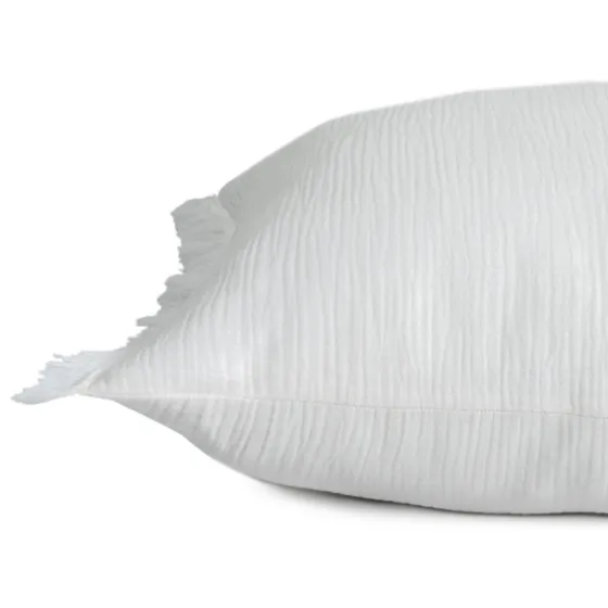 Gauze Organic Fringe Throw Pillow-Kirkland's Home Flash Sale