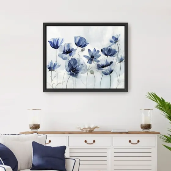 Gentian Awakening Framed Canvas Art Print-Kirkland's Home Cheap