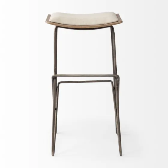 Geometric Base And Saddle Seat Bar Stool-Kirkland's Home Best Sale