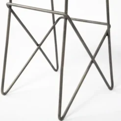 Geometric Base And Saddle Seat Bar Stool-Kirkland's Home Best Sale