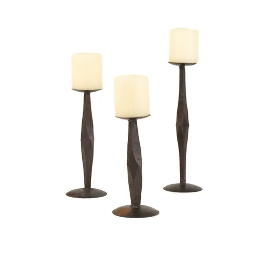 Geometric Diamond Candle Holders, Set Of 3-Kirkland's Home Flash Sale