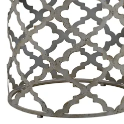 Geometric Frame Metal Accent Table-Kirkland's Home Fashion