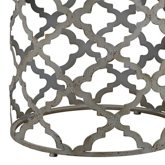 Geometric Frame Metal Accent Table-Kirkland's Home Fashion