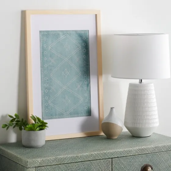 Geometric Framed Textile Wall Plaque-Kirkland's Home Shop