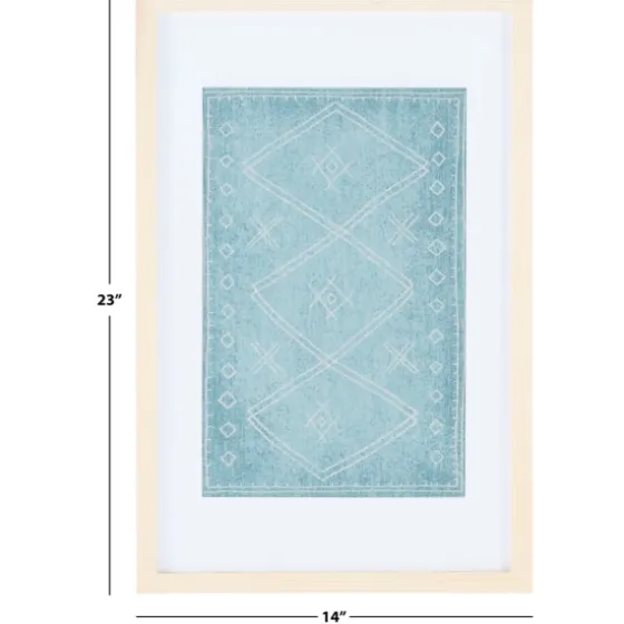 Geometric Framed Textile Wall Plaque-Kirkland's Home Shop