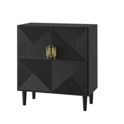 Geometric Gold Handle Cabinet-Kirkland's Home Clearance