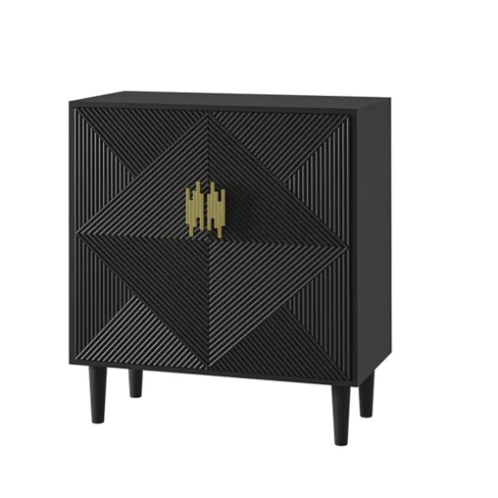 Geometric Gold Handle Cabinet-Kirkland's Home Clearance