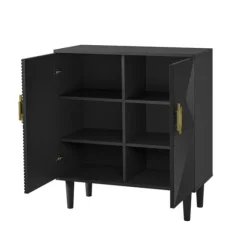 Geometric Gold Handle Cabinet-Kirkland's Home Clearance