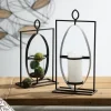 Geometric Oval Frame Pillar Candle Holder-Kirkland's Home Hot
