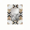 Geometric Pattern Wood Picture Frame, 4X6-Kirkland's Home Fashion