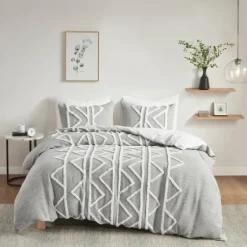 Geometric 3-Pc. California King Comforter Set-Kirkland's Home Cheap