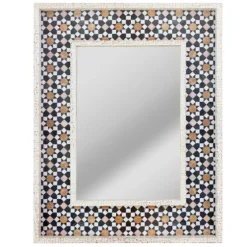 Geometric Tile Print Mirror-Kirkland's Home Flash Sale