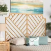 Geometric Weave Rat Queen Headboard-Kirkland's Home Flash Sale
