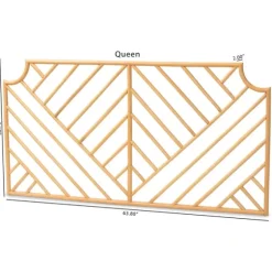Geometric Weave Rat Queen Headboard-Kirkland's Home Flash Sale