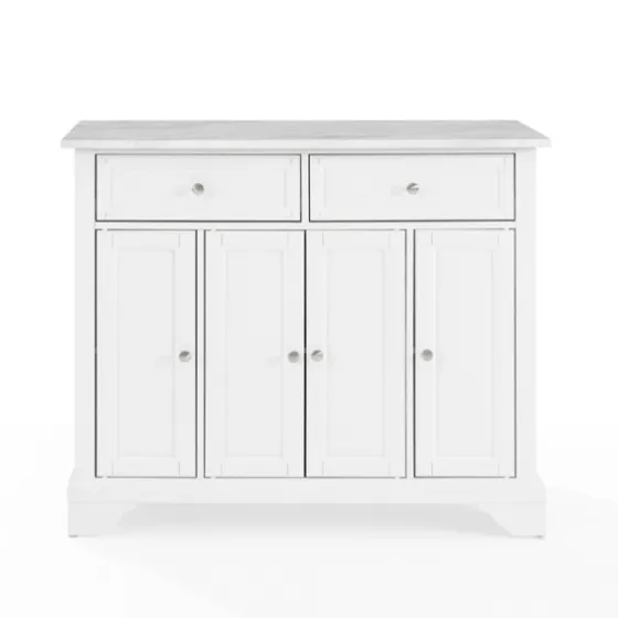 Gia All Marble Kitchen Island-Kirkland's Home New