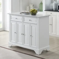 Gia All Marble Kitchen Island-Kirkland's Home New