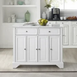 Gia All Marble Kitchen Island-Kirkland's Home New