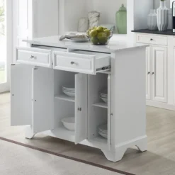 Gia All Marble Kitchen Island-Kirkland's Home New