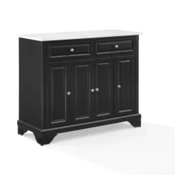 Gia Black And White Marble Kitchen Island-Kirkland's Home Store
