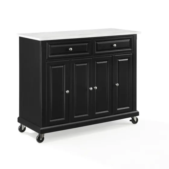 Gia Black And White Marble Kitchen Island-Kirkland's Home Store