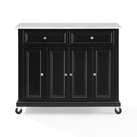 Gia Black And White Marble Kitchen Island-Kirkland's Home Store