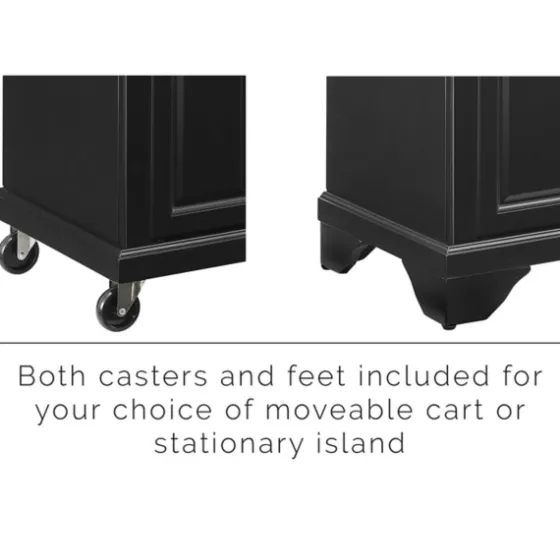 Gia Black And White Marble Kitchen Island-Kirkland's Home Store