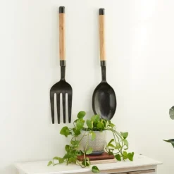 Giant 2-Pc. Spoon And Fork Wall Sculptures-Kirkland's Home Best Sale