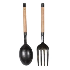Giant 2-Pc. Spoon And Fork Wall Sculptures-Kirkland's Home Best Sale
