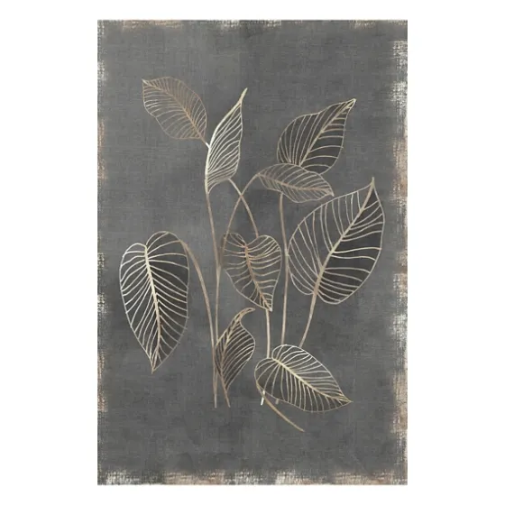 Gilded Botanical Iii Canvas Art Print-Kirkland's Home Discount