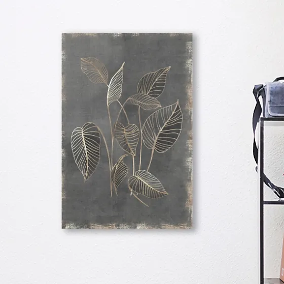 Gilded Botanical Iii Canvas Art Print-Kirkland's Home Discount