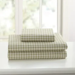 Gingham 4-Pc. Queen Sheet Set-Kirkland's Home Best