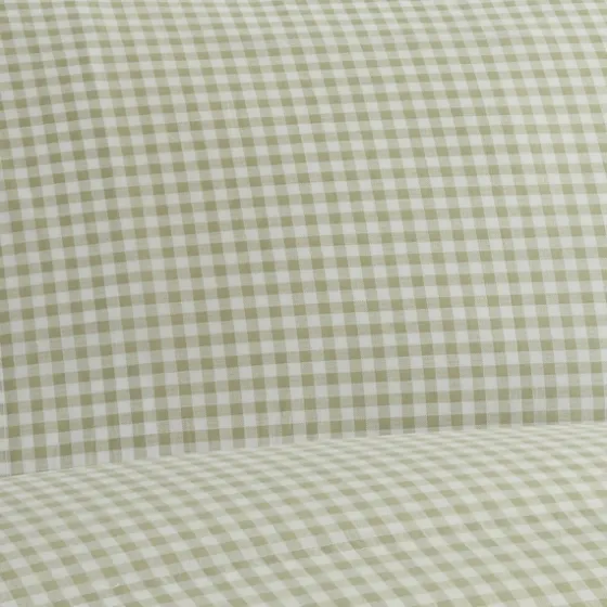 Gingham 3-Pc. Twin Sheet Set-Kirkland's Home Shop
