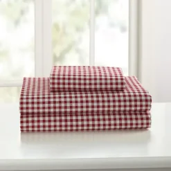 Gingham Queen 3-Pc. Sheet Set-Kirkland's Home Clearance