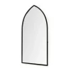 Giovanna Black Metal Pointed Arch Wall Mirror-Kirkland's Home Flash Sale