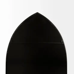 Giovanna Black Metal Pointed Arch Wall Mirror-Kirkland's Home Flash Sale