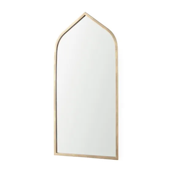 Giovanna Gold Metal Frame Ogee Arch Wall Mirror-Kirkland's Home Best Sale