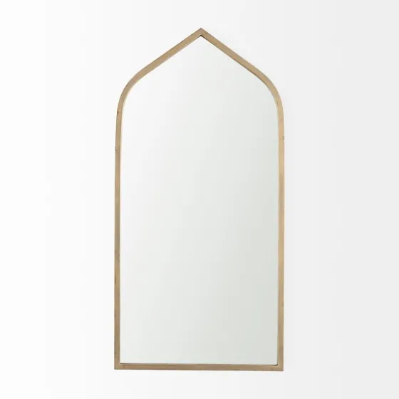 Giovanna Gold Metal Frame Ogee Arch Wall Mirror-Kirkland's Home Best Sale