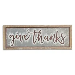 Give Thanks Sign-Kirkland's Home Best Sale