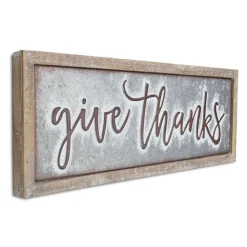 Give Thanks Sign-Kirkland's Home Best Sale