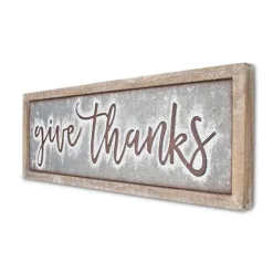 Give Thanks Sign-Kirkland's Home Best Sale