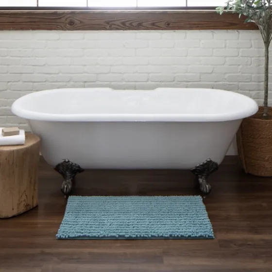 Glacier Lofty Pile Chenille Bath Mat, 34 In.-Kirkland's Home Online