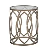 Glass And Metal Accent Table-Kirkland's Home Sale