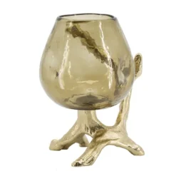 Glass And Metal Driftwood Candle Holder-Kirkland's Home Cheap